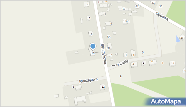 Droszków, Strumykowa, 10, mapa Droszków