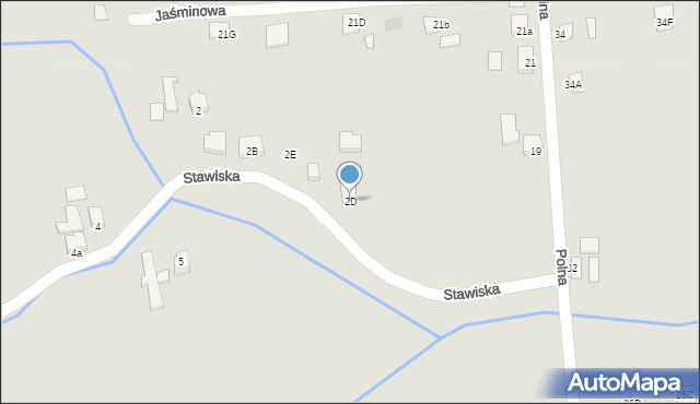 Dynów, Stawiska, 2D, mapa Dynów