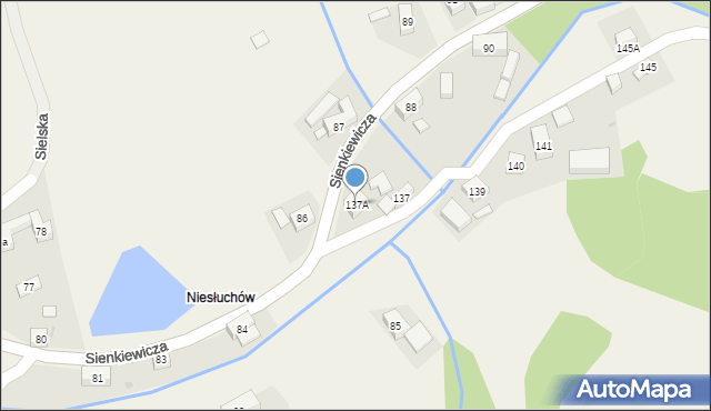 Dziećmorowice, Strumykowa, 137A, mapa Dziećmorowice