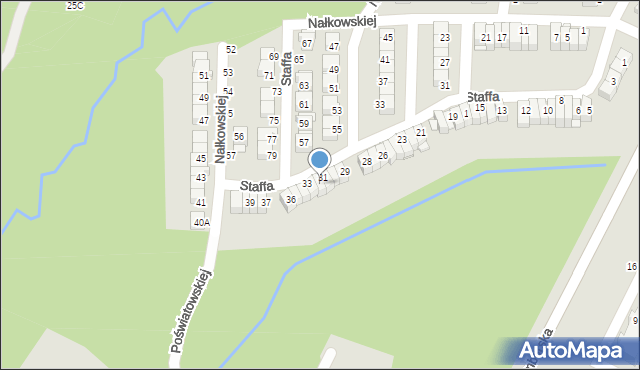 Elbląg, Staffa Leopolda, 32, mapa Elbląga