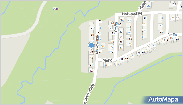 Elbląg, Staffa Leopolda, 45, mapa Elbląga