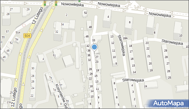 Elbląg, Struga Andrzeja, 29, mapa Elbląga