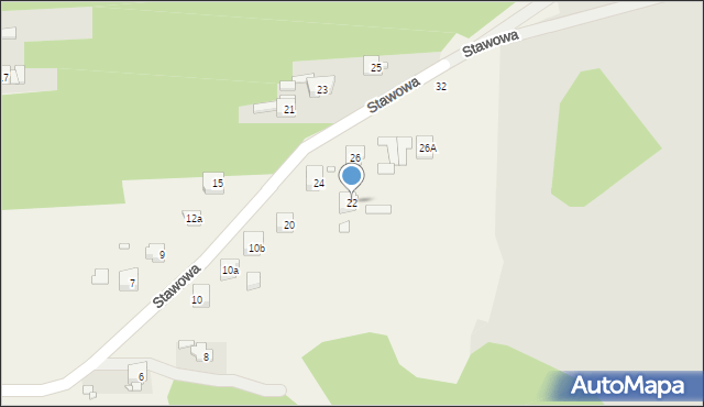 Fugasówka, Stawowa, 22, mapa Fugasówka