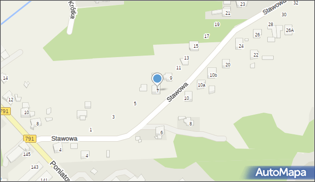 Fugasówka, Stawowa, 7, mapa Fugasówka