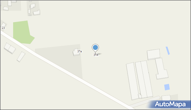 Gądków Wielki, Strażacka, 37A, mapa Gądków Wielki