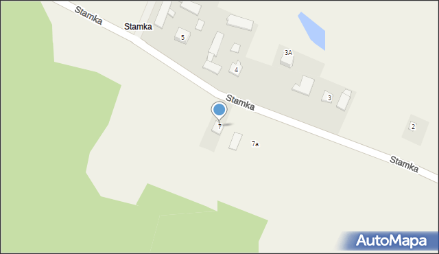 Gązwa, Stamka, 7, mapa Gązwa