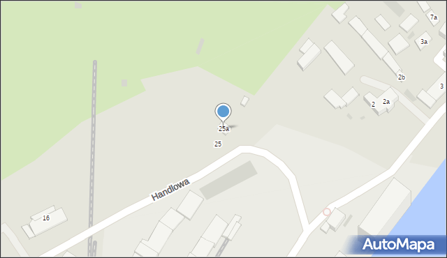 Gdańsk, Starowiślna, 25a, mapa Gdańska