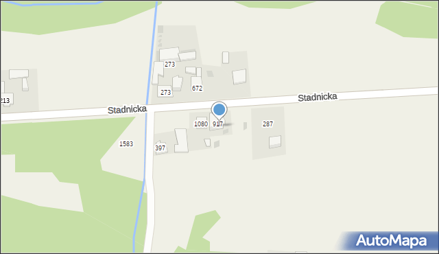 Gdów, Stadnicka, 917, mapa Gdów
