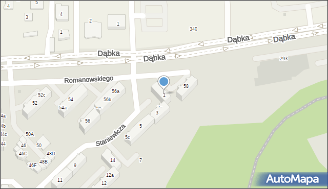 Gdynia, Staniewicza Jerzego, kmdr., 1, mapa Gdyni
