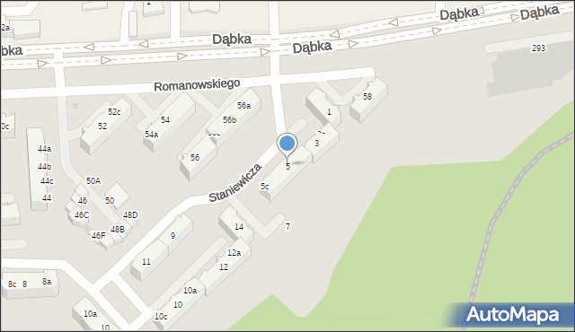 Gdynia, Staniewicza Jerzego, kmdr., 5, mapa Gdyni