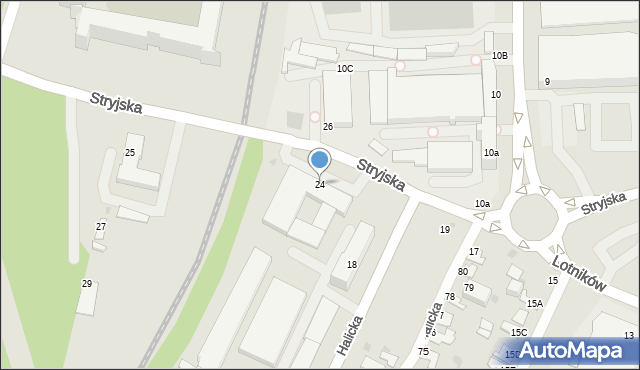 Gdynia, Stryjska, 24, mapa Gdyni