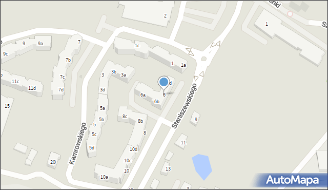 Gdynia, Staniszewskiego Leona, 6, mapa Gdyni