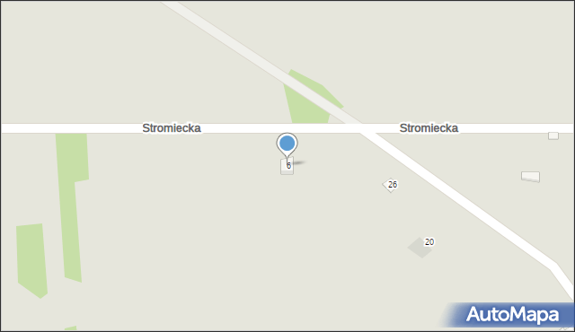 Głowaczów, Stromiecka, 6, mapa Głowaczów