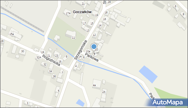 Goczałków, Strzegomska, 8, mapa Goczałków