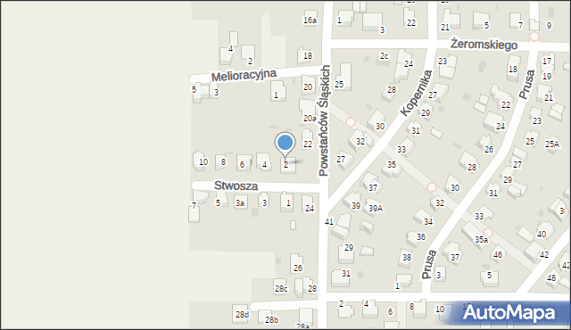Goczałkowice-Zdrój, Stwosza Wita, 2, mapa Goczałkowice-Zdrój