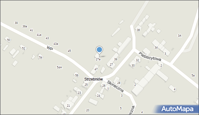 Gogolin, Strzebniów, 39A, mapa Gogolin