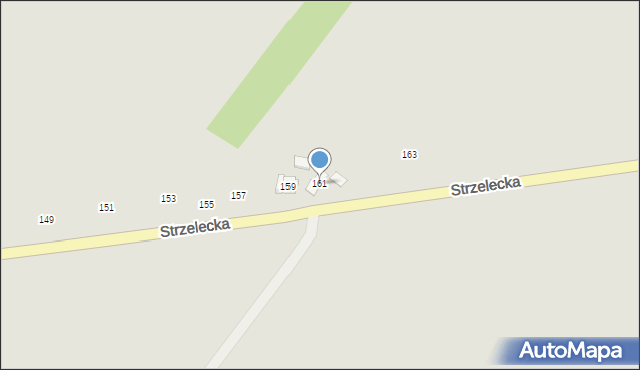 Gogolin, Strzelecka, 161, mapa Gogolin