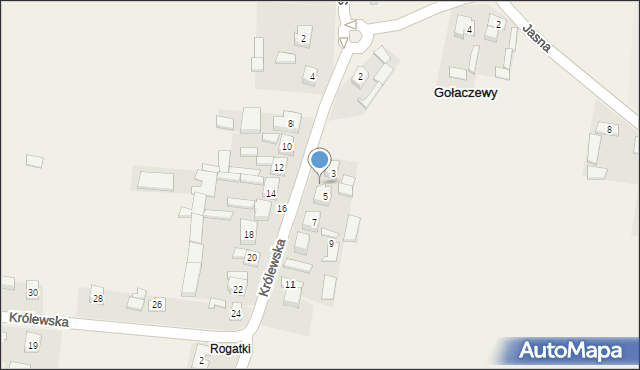 Gołaczewy, Stara Wieś (Gołaczewy), 4, mapa Gołaczewy