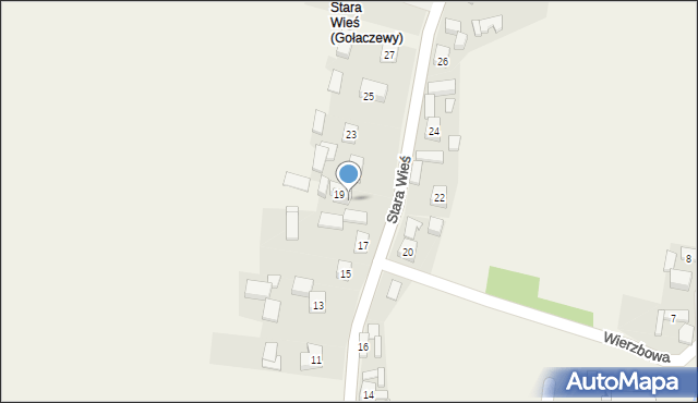 Gołaczewy, Stara Wieś (Gołaczewy), 59, mapa Gołaczewy