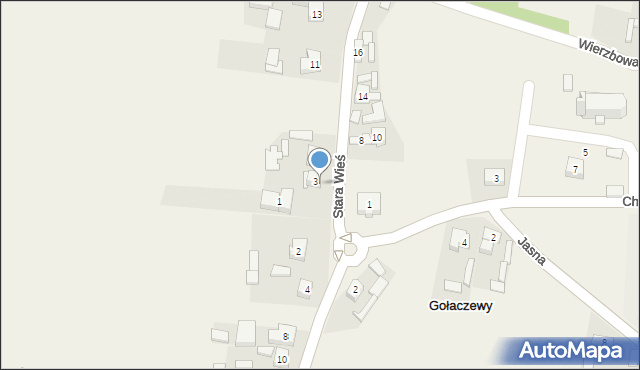 Gołaczewy, Stara Wieś (Gołaczewy), 63a, mapa Gołaczewy