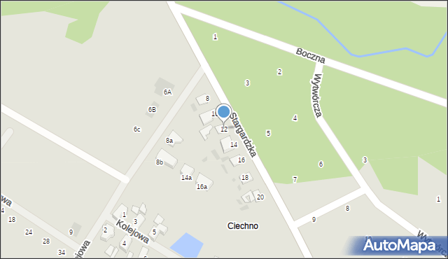 Goleniów, Stargardzka, 12, mapa Goleniów