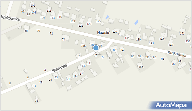 Gorenice, Stawowa, 7, mapa Gorenice