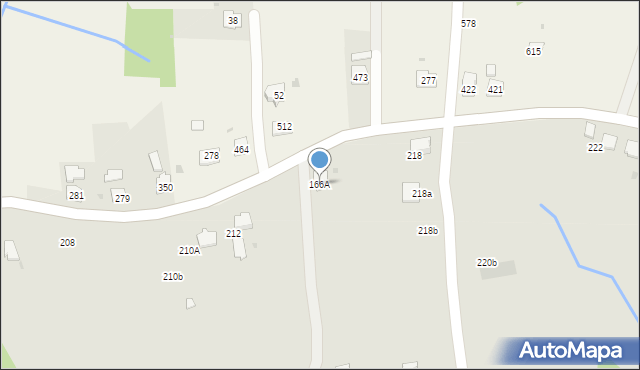 Gorlice, Stróżowska, 166A, mapa Gorlic