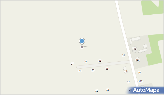 Gorzkie Pole, Starych Wierzb, 39, mapa Gorzkie Pole