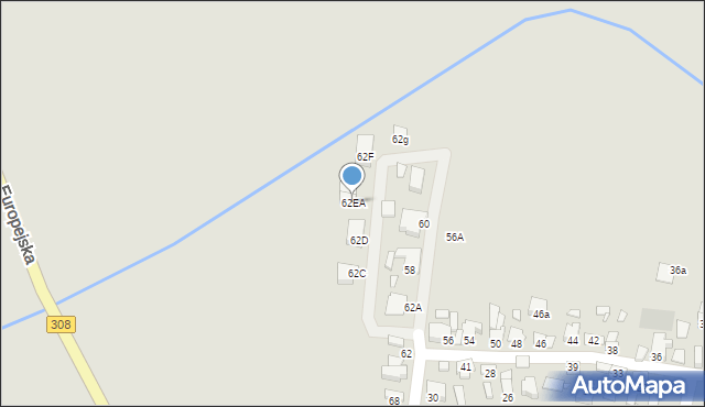 Grodzisk Wielkopolski, Strumykowa, 62EA, mapa Grodzisk Wielkopolski