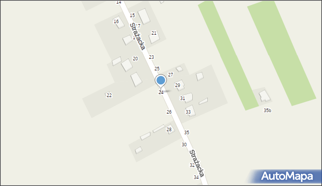 Grodzisko, Strażacka, 24, mapa Grodzisko