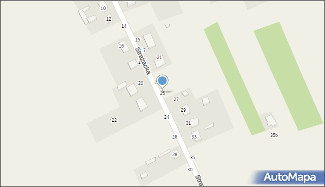 Grodzisko, Strażacka, 25, mapa Grodzisko