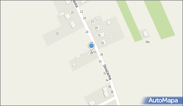 Grodzisko, Strażacka, 28, mapa Grodzisko