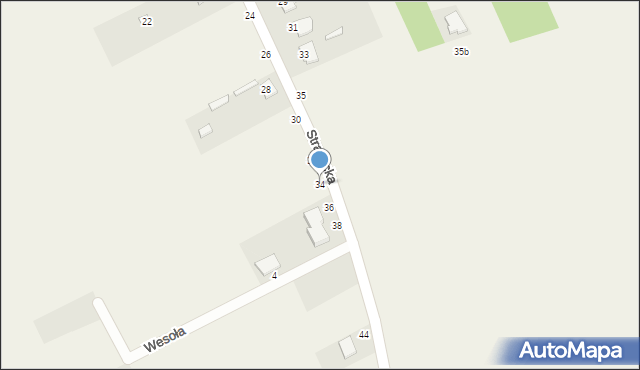 Grodzisko, Strażacka, 34, mapa Grodzisko