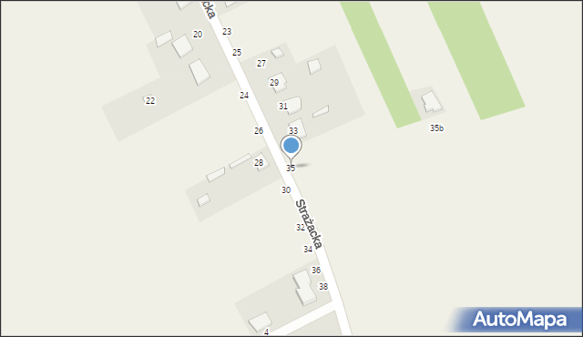 Grodzisko, Strażacka, 35, mapa Grodzisko