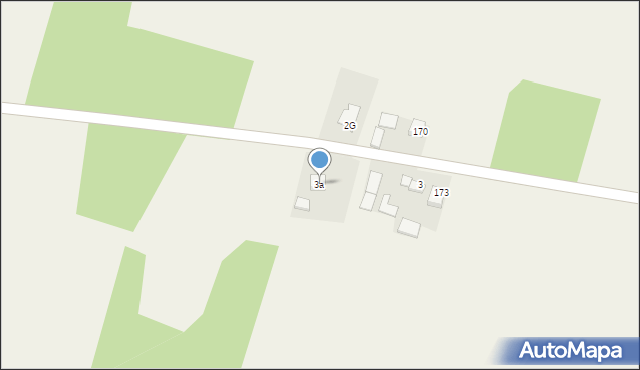 Gumienice, Straszniów Gumienicki, 3a, mapa Gumienice