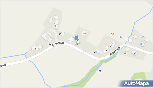 Hecznarowice, Stawowa, 42, mapa Hecznarowice