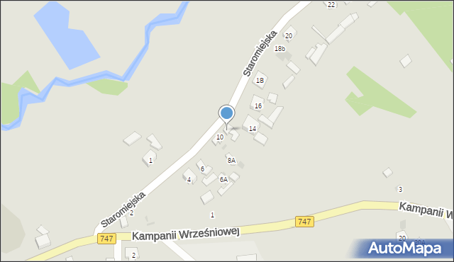 Iłża, Staromiejska, 12, mapa Iłża