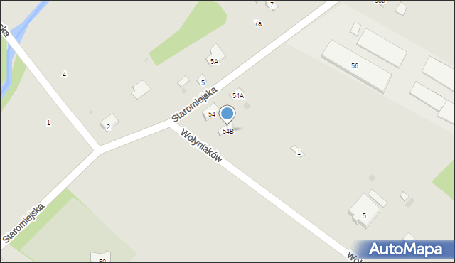 Iłża, Staromiejska, 54B, mapa Iłża