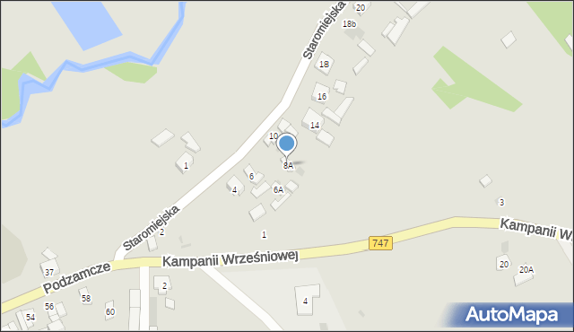 Iłża, Staromiejska, 8A, mapa Iłża