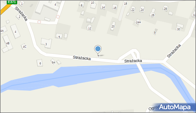 Iskrzynia, Strażacka, 7, mapa Iskrzynia