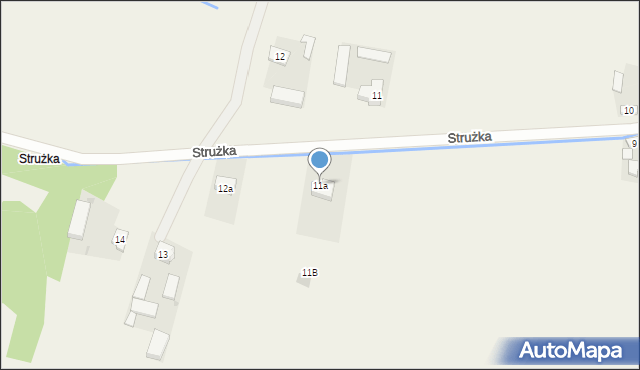 Iwanowice, Strużka, 11a, mapa Iwanowice