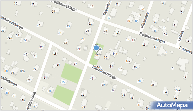 Izabelin C, Stanisława Augusta Poniatowskiego, 16, mapa Izabelin C