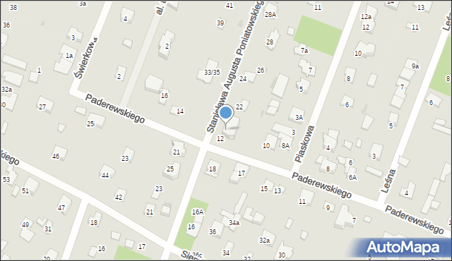 Izabelin C, Stanisława Augusta Poniatowskiego, 20, mapa Izabelin C