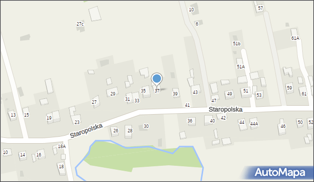 Jadowniki, Staropolska, 37, mapa Jadowniki