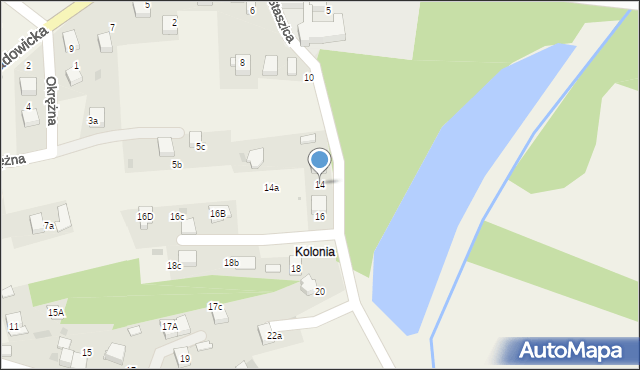 Jankowice, Staszica Stanisława, 14, mapa Jankowice