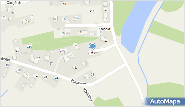 Jankowice, Staszica Stanisława, 22a, mapa Jankowice