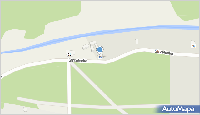 Janowiec Wielkopolski, Strzelecka, 30, mapa Janowiec Wielkopolski