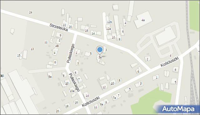 Janowiec Wielkopolski, Strzelecka, 3a, mapa Janowiec Wielkopolski