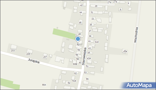 Jaskrów, Starowiejska, 52, mapa Jaskrów