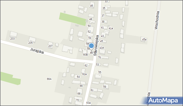 Jaskrów, Starowiejska, 60, mapa Jaskrów